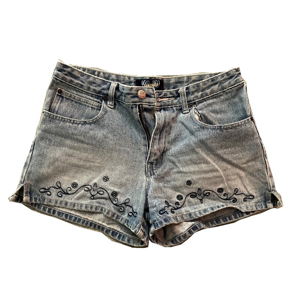 90s-Style Denim shorts
